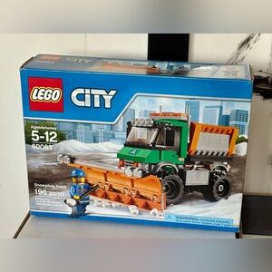 Lego bnib  City Snowplow Truck - Green and Orange
